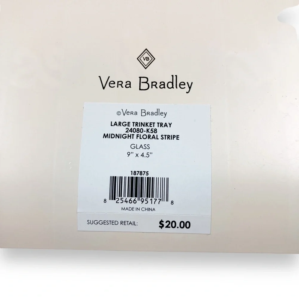 Vera Bradley Large Trinket Tray 